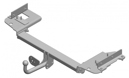 Фаркоп KI 16 для HYUNDAI Tucson 2004-07.2010 / KIA Sportage II Автос, нагрузка 2000/100 кг. С подрезкой бампера от магазина ФаркопРос